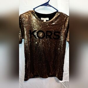 Michael kors sequin shirt